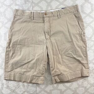 Polo Ralph Lauren Men's Khaki Stretch Classic Fit Chino Shorts Size 34